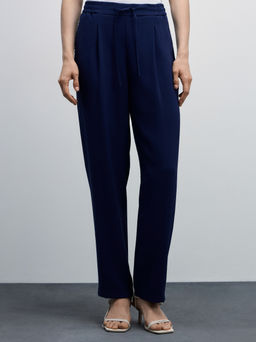 Брюки с защипами из вискозы / Zarina фото 2