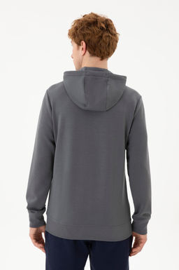 Мужской свитшот антрацитового цвета - U.s. polo assn фото 12