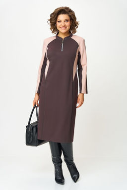 Платье Aira Style 24427 Шоколадный