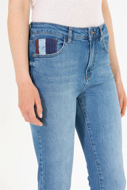 Женские синие джинсовые брюки - U.s. polo assn фото 13