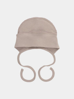 К 8176/темно-бежевый 1304 чепчик яс