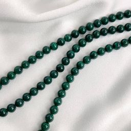 Бусины для украшений из Малахита (65 бусин) 39 см