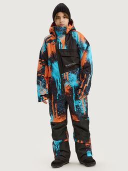 Комбинезон 8з1525 оранж/черный