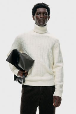Jersey de cuello alto Regular Fit - H&m фото 3