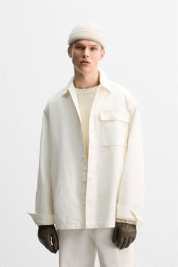 TEXTURED OVERSHIRT - LIMITED EDITION - Zara фото 2