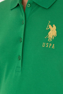 Женская зеленая базовая футболка Неожиданная скидка в корзине - U.s. polo assn фото 7