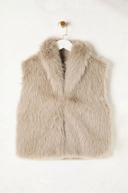 Trendyolmilla Vizon Regular Kal?p Kurk Yelek TWOAW25YE00108  фото 7