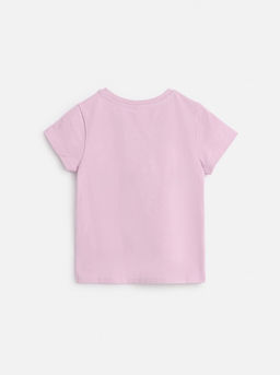 20220510116, Футболка детская для девочек Glory лавандовый Acoola