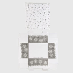 Коробка подарочная новогодняя складная Let it snow, 31×25.5×16 см, Новый год