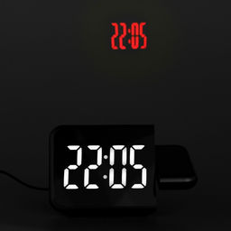 Часы электронные настольные, USB, календарь, будильник, с проекцией, белая индикация