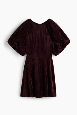 Vestido con mangas globo - H&m фото 3