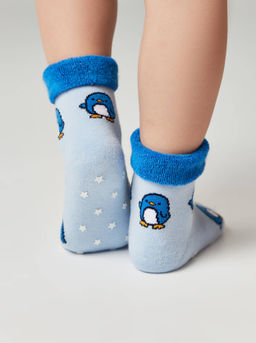 Цена за 2 пары. Носки Теплые CONTE-KIDS SOF-TIKI Махровые носки с отворотом и антискользящей стопой - Conte elegant фото 2