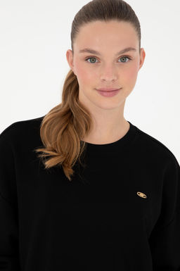 Женский черный свитшот - U.s. polo assn фото 2