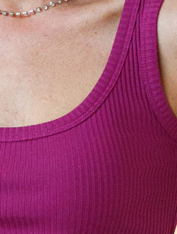 D43.224 Топ женский пурпурный - Vilatte фото 4