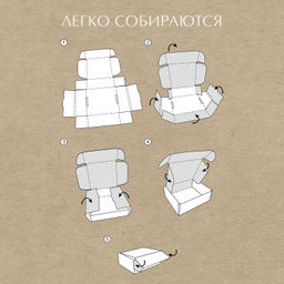 VAL HS-BC-GBk Подарочные коробки - 3шт.: 13*10*4,5, 23*14*7,5, 26*26,5*10см. HERBARIUM SAKURA, шт