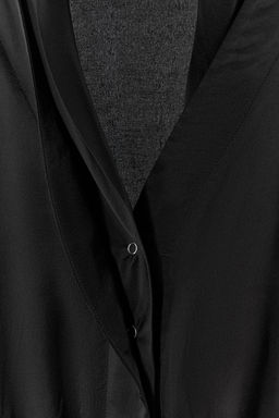 FLOWING SATIN BLAZER SHIRT - Zara фото 6