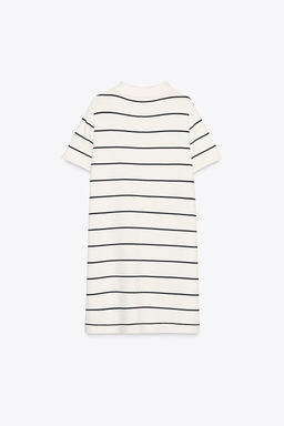 SHORT KNIT STRIPED DRESS - Zara фото 8