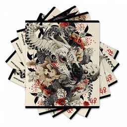 Цена за 5 шт. Тетрадь общая ученическая ErichKrause Ink Style, 48 листов, клетка_MIX-PACK