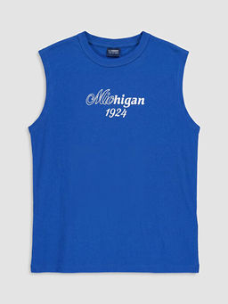 Bisiklet Yaka Michigan Bask?l? Erkek ?ocuk Atlet