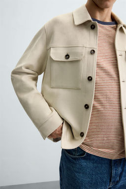 FAUX SUEDE OVERSHIRT - Zara фото 5