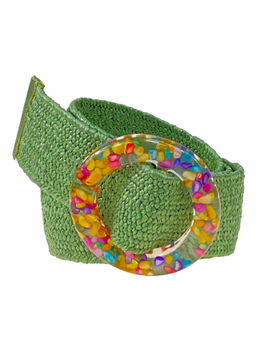 Ремень женский из натуральной кожи, цвет черный