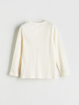 Bisiklet Yaka K?z ?ocuk Pijama ?st