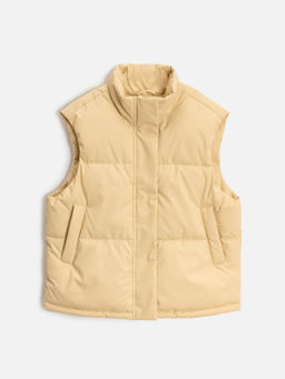 ACOOLA / Жилет (утепленный) детский для девочек Ledum бежевый