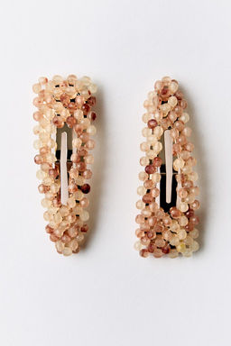 2-PACK OF BEADED HAIR CLIPS - Zara фото 5