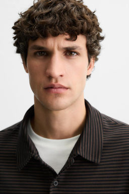 POLO SHIRT WITH MERCERISED FINISH - Zara фото 5