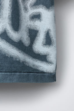 ACID WASH GRAFFITI T-SHIRT