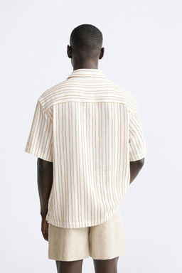 STRIPED TEXTURED SHIRT - Zara фото 3