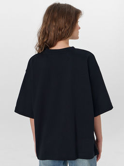 Футболка женская черная с новогодним принтом - Mark formelle фото 2