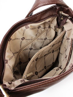 LACCOMA сумка Жаклин-Y2005-коричневый эко кожа хлопок