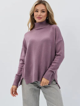 Свитер Дейн (сливовый) One Size - Nadi bordo фото 10