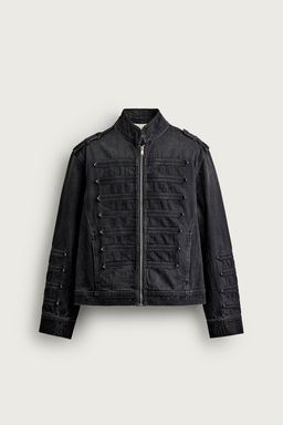 CHAQUETA CROPPED FIT TRABILLAS / Carb?n - Zara фото 9