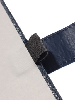 Ежедневник недатированный формат А5, с хлястиком, 112 листов, линия, пвх, синий - Simaland фото 11