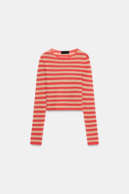 TOP CORTO RAYAS / rayas - Zara фото 5