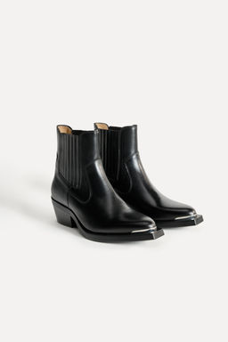 ANKLE BOOTS WITH LEATHER TOECAP 50TH ANNIVERSARY - Zara фото 3