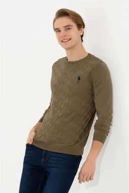 Мужской базовый свитер кокосового цвета Неожиданная скидка в корзине - U.s. polo assn фото 4