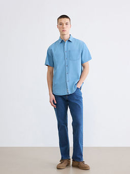 Regular Fit Erkek Jean G?mlek