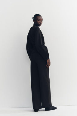 INTERLOCK KNIT TROUSERS WITH VENTS - Zara фото 14