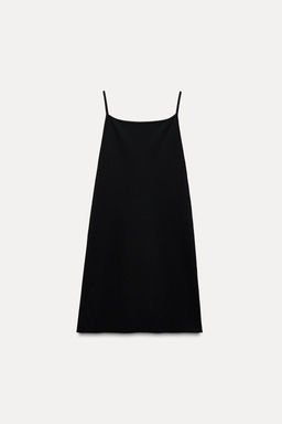 STRAPPY KNIT MINI DRESS - Zara фото 7