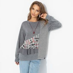 Свитшот комбинированный, Выбираю себя (стайл)