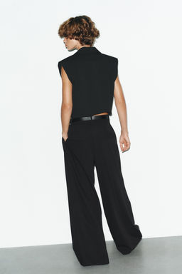 SHORT LAPEL WAISTCOAT - Zara фото 4