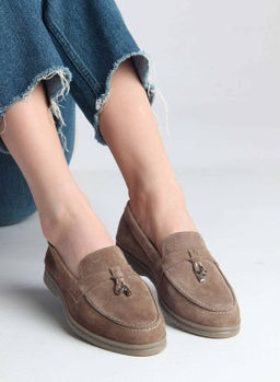 Лоферы 170.2614be. Коричневый капучино