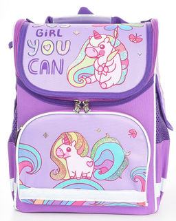Рюкзак Schoolformat Fairytale unicorn, модель BASIC, жесткий каркас, односекционный, 38х28...