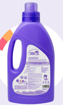 Гель для стирки черных и темных тканей концентрат MEINE LIEBE, 800 мл  фото 4