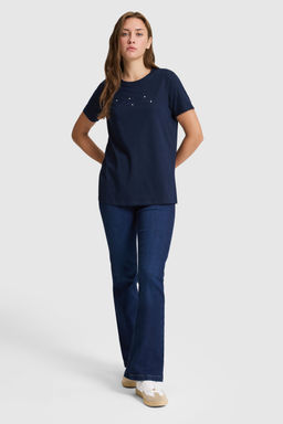 Kad_n Lacivert Bisiklet Yaka Ti__rt - U.s. polo assn фото 4