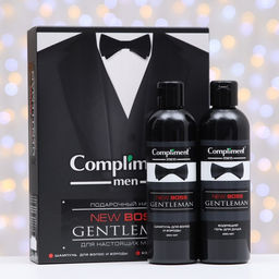 Подарочный набор косметики № 1770 Compliment New Boss Gentleman: шампунь ,250 мл + гель для душа, 250 мл