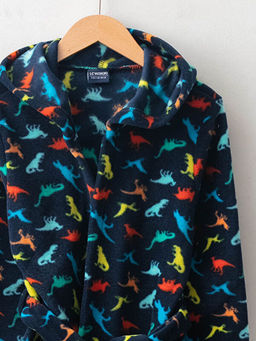 Kap??onlu Desenli Uzun Kollu Polar Erkek ?ocuk Sabahl?k - Waikiki фото 3